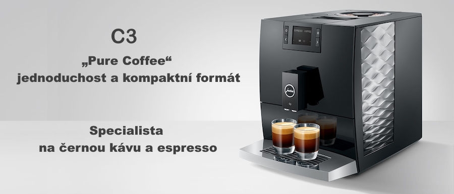 Nový kávovar C3 Piano Black