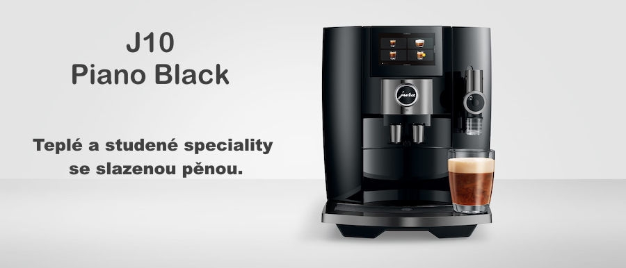 Novinka 2025 kávovar J10 Piano Black